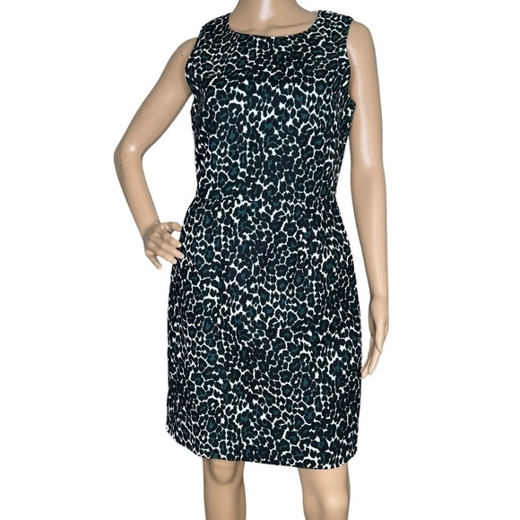J. Crew Factory animal print sleeveless dress NWT 4 - Picture 1 of 7